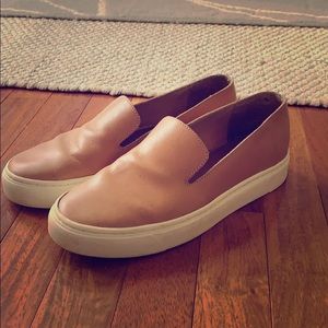 Nisolo slip on leather sneaker